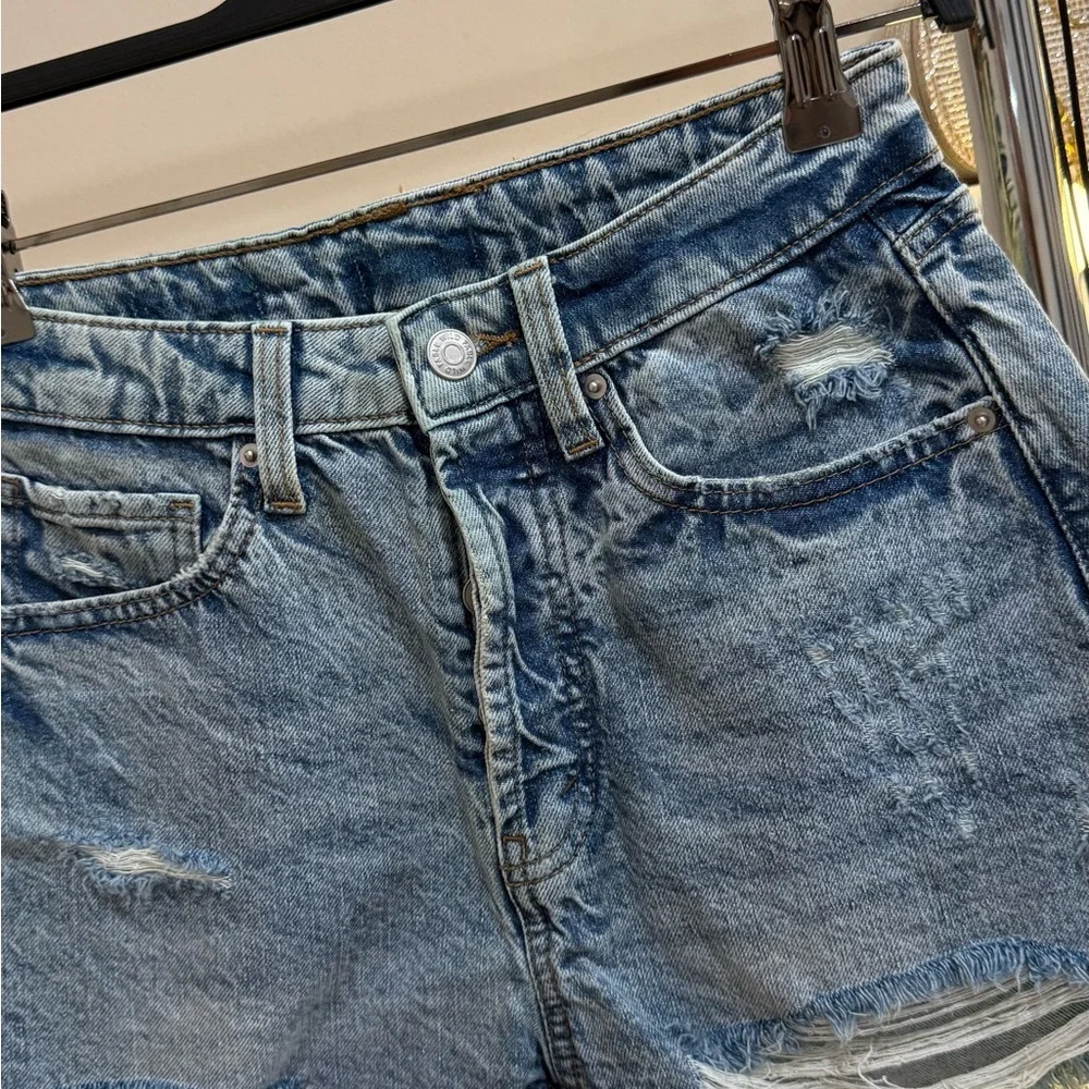 Denim Wild Fable Distressed Denim Low Rise Shorts